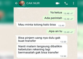 Nomor Whatshapp Ketua DPRD Batam Diretas