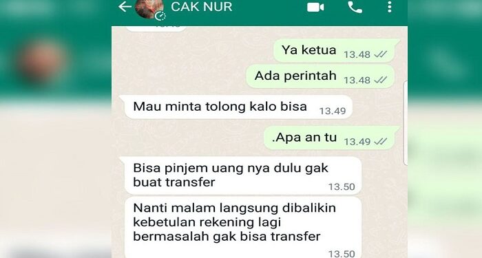Nomor Whatshapp Ketua DPRD Batam Diretas