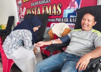 Perdana di Karimun, Punguan Raja Sonang Gelar Aksi Kemanusiaan Donor Darah