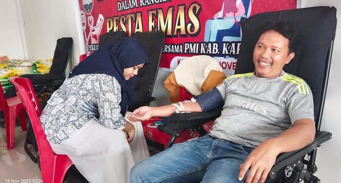 Perdana di Karimun, Punguan Raja Sonang Gelar Aksi Kemanusiaan Donor Darah