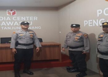 Dua Hari Personil Polresta Tanjungpinang Gelar Pengaman Kantor Bawaslu 24 Jam