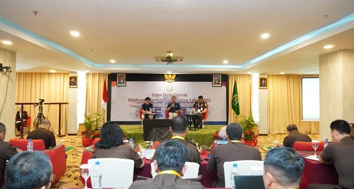 Kajati Kepri Gelar Rakerda Tahun 2023 Secara Daring dan Ruling