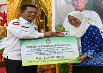 Pemprov Kepri Salurkan Rp 6,145 Milyar Dana Insentif Guru Se Kepri