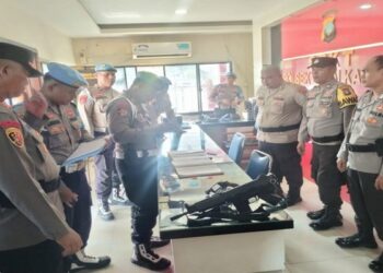 Polda Kepri Gelar Gaktiblin, Personel Polres Karimun Diminta Jaga Citra Polri