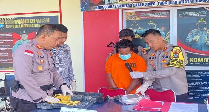 Bobol Jendela, Residivis Kasus Curat Kembali di Tangkap Polsek Tebing