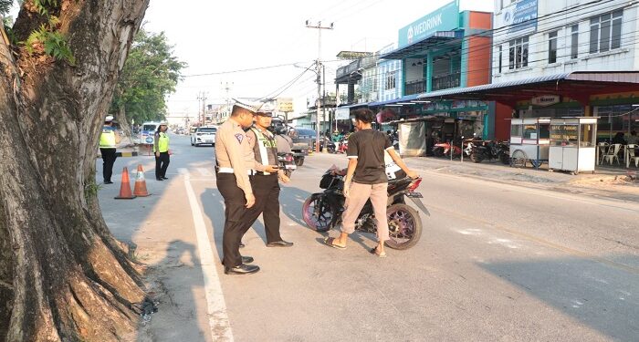 Satlantas Polres Karimun Tetapkan 2 Lokasi Kawasan Tertib Lalulintas