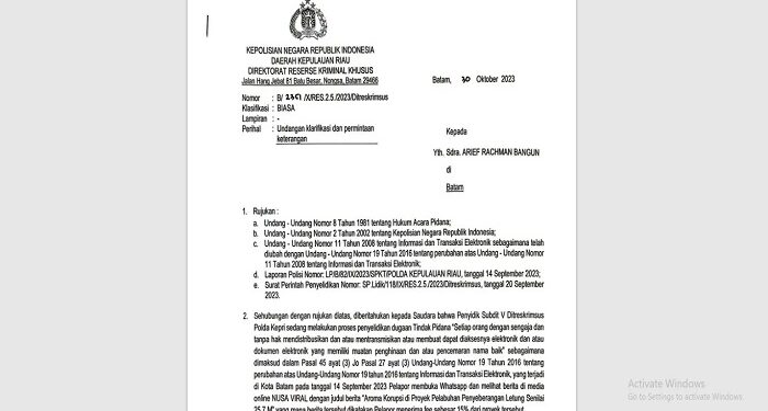 Langgar Undang-undang ITE, Suami Cen Sui Lan Laporkan ARB ke Polda