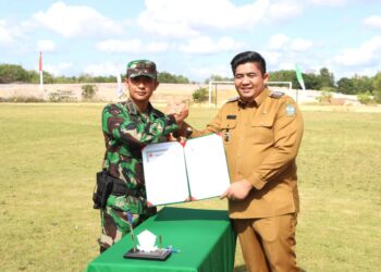 TMMD ke-119 Dimulai, TNI Bersama Rakyat Bangun Jalan Perintis SDIT An Nahl di Bintan