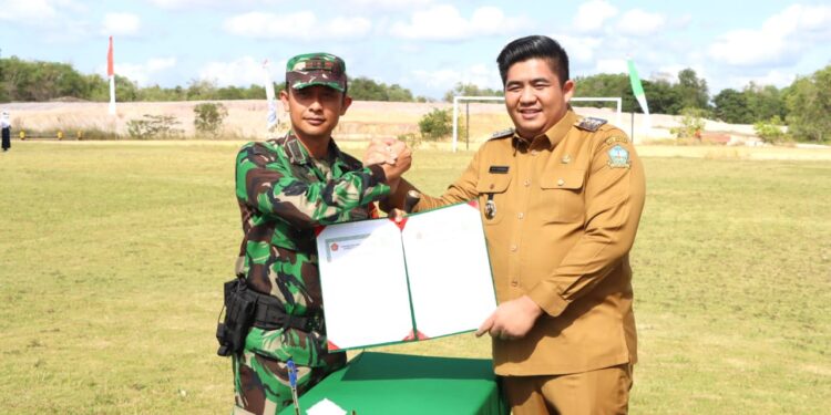 TMMD ke-119 Dimulai, TNI Bersama Rakyat Bangun Jalan Perintis SDIT An Nahl di Bintan