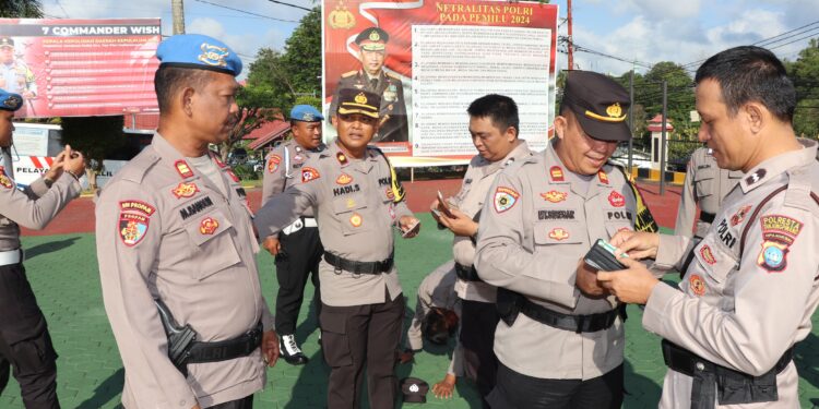 Kasi Propam Polresta Tanjungpinang Gelar Kesiapan Personil Hingga Tes Urine