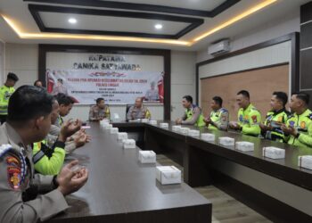 Polres Lingga Laksanakan Latihan Pra Operasi guna Maksimalkan Operasi Keselamatan Seligi 2024