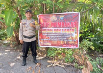 Polisi Berikan Himbauan Pembakaran Hutan
