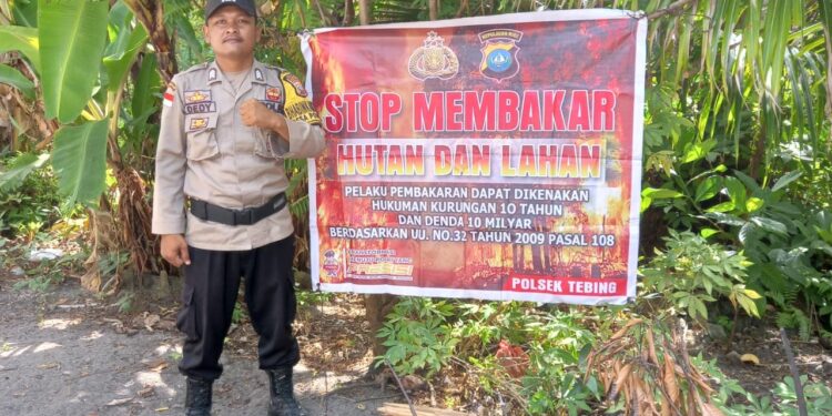 Polisi Berikan Himbauan Pembakaran Hutan