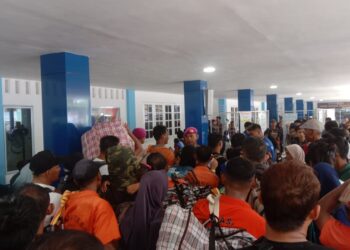 Arus Balik Pelabuhan Sei Kolak di Padati Pemudik