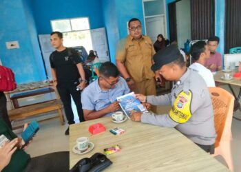 Polsek Daik Lingga Sosialisasikan Penerimaan Anggota Polri Tahun 2024