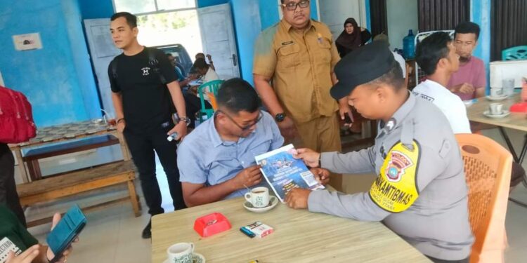 Polsek Daik Lingga Sosialisasikan Penerimaan Anggota Polri Tahun 2024