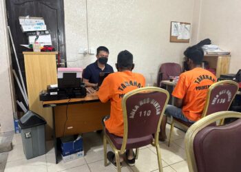 Polisi Tahan Dua Tersangka Pemalsuan Surat Tanah Milik PT Expasindi