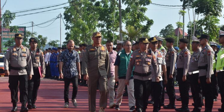 Persiapan Bintan Triathlon, Polres Bintan Apel Gelar Pasukan 