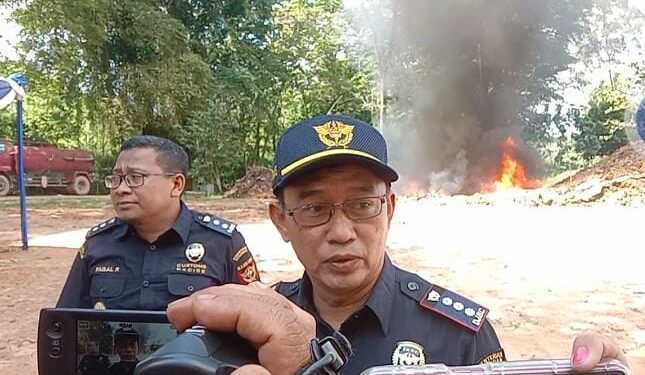 Bea Cukai Tanjupinang Musnahkan Barang Rampasan Milik Negara 