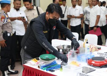 Ini Jenis Narkotika yang Dimusnahkan Polda Kepri