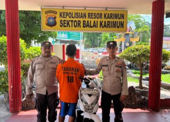 Pencuri Besi Penutup Parik Ditangkap Polisi
