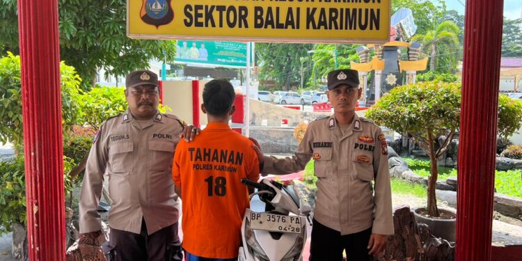 Pencuri Besi Penutup Parik Ditangkap Polisi