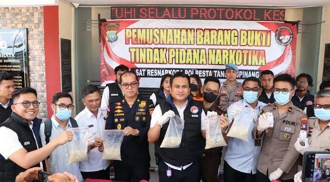 Sebanyak 59 pengedar narkoba diamankan dari Januari hingga Juni 2024