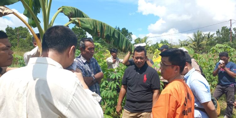 Hasan Cs Dihadirkan pada Rekonstrusi Penunjukan Lokasi Pemalsuan Surat Lahan di Sei Lekop