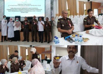 Kejati Kepri Lakukan Tes Urine, Ini Hasilnya