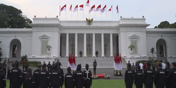 Presiden RI Jokowi Lepas Tim Indonesia Menuju Olympic Games XXXIII Paris 2024