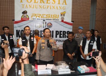 Tiga Orang Diduga Pengedar Sabu Ditangkap Satnarkoba Polresta Tanjungpinang