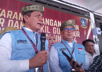 Bersama Pendukung Ansar – Nyanyang Daftar ke KPU 