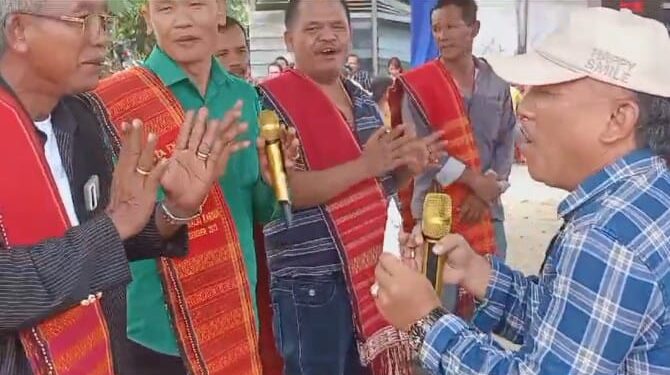 Binner Manalu Suarakan Menang BARA di Parsahutaon KHBM
