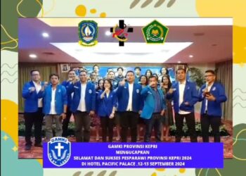 GAMKI Kepri Apresiasi LPPD Kepri Sukseskan Pesparawi Kepri ke VI