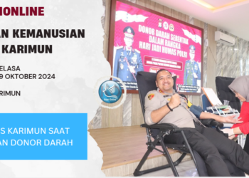 Gerakan Kemanusiaan Polres Karimun Dalam Rangka HUT Humas Polri Ke 73