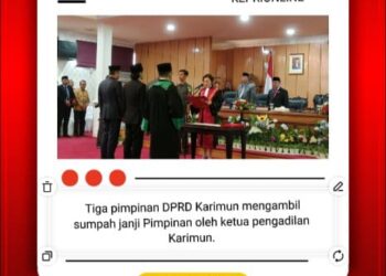Usai Terima Sumpah Janji Pimpinan, Raja Rafiza : Kantor DPRD Adalah Rumah Rakyat