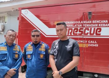Damkar Gelar Simulasi Kebakaran di Rutan Tanjungpinang