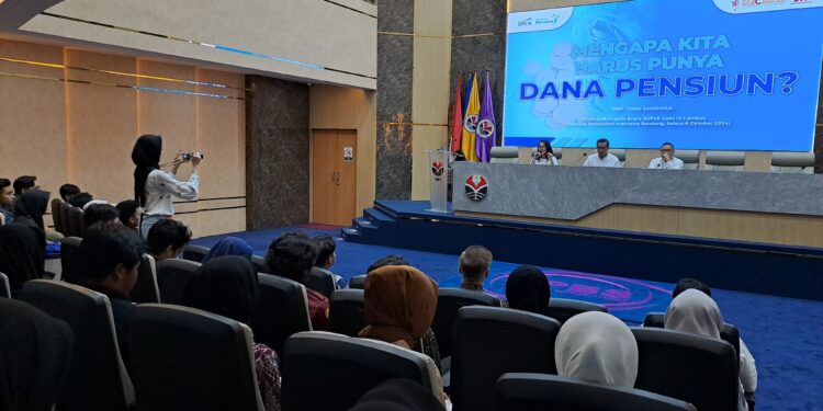 DPLK Goes To Campus Bersama bank bjb Mengedukasi Mahasiswa UPI : Pentingnya Kelola Keuangan