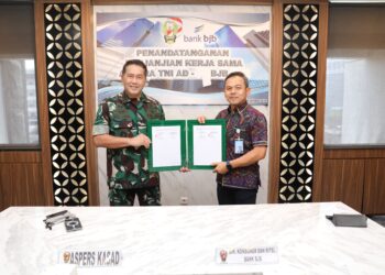 Perkuat Sinergi, bank bjb Kolaborasi dengan TNI AD melalui Kerjasama Kredit Ritel