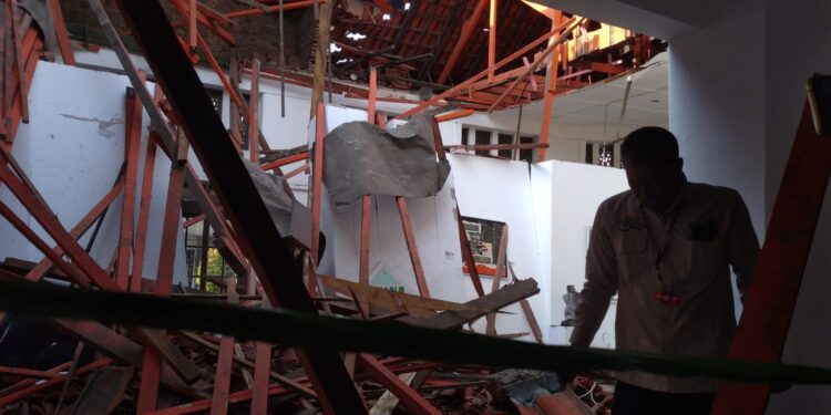 Atap Gedung Heritage Pusat Kebudayaan di Bandung Roboh, Pemdaprov Jabar Percepat Perbaikan