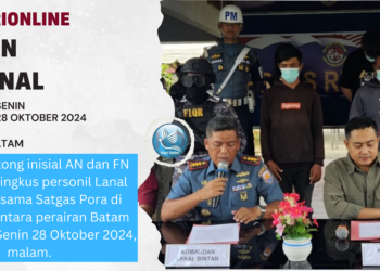 Selundupkan WNA, Tekong Ini Berhasil Dibekuk Lanal Bintan di Perairan Selat Riau
