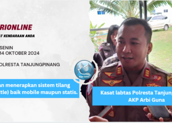 Satlantas Polresta Tanjungpinang Gelar Operasi Seligi Selama 13 Hari