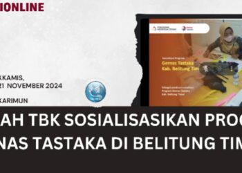 PT Timah Tbk Sosialisasikan Program Gernas Tastaka di Belitung Timur