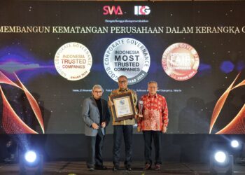 Ajang Indonesia Good Corporate Governance Award 2024, bank bjb Raih Penghargaan Most Trusted Banking