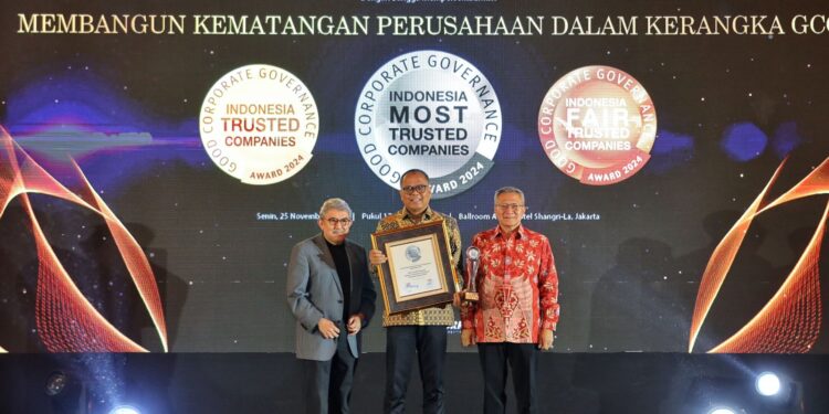 Ajang Indonesia Good Corporate Governance Award 2024, bank bjb Raih Penghargaan Most Trusted Banking