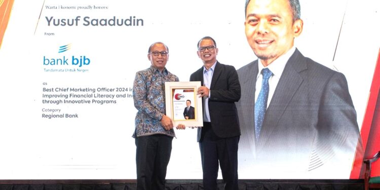 bank bjb Raih Indonesia Best CMO Award 2024 dari Warta Ekonomi