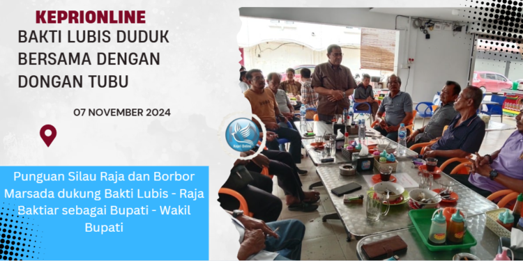 Tanggal 27 November, Bakti Lubis Ajak Anggota Punguan Borbor Marsada dan Silau Raja Datangi TPS Pilih Nomor 3