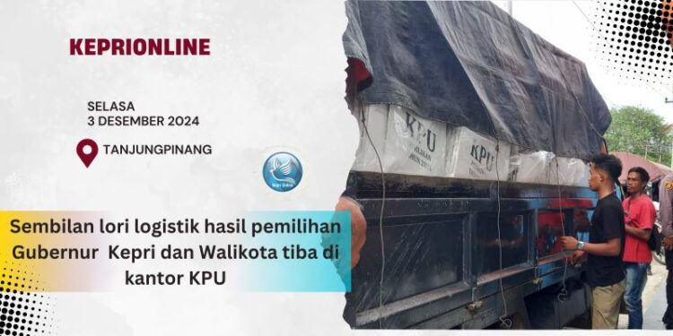 KPU Terima Logistik Hasil Pilkada, Tanjungpinang Timur
