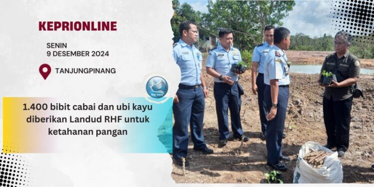 Landud RHF Berikan 1.400 Bibit Cabai dan Ubi Kayu Untuk Ketahanan Pangan