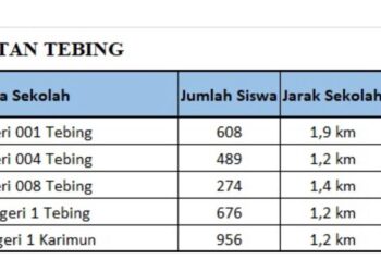 Hari ini Sebanyak 3003 Porsi Makanan Gratis di Bagikan Ke Pelajar Karimun
